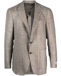 Мужской бежевый шерстяной пиджак от Canali