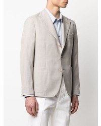 Мужской бежевый шерстяной пиджак от Boglioli