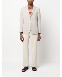 Мужской бежевый шерстяной пиджак от Boglioli