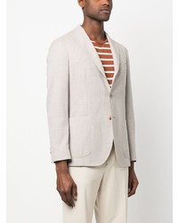 Мужской бежевый шерстяной пиджак от Boglioli