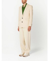 Мужской бежевый шерстяной пиджак от Ami Paris