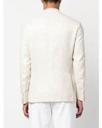 Мужской бежевый шерстяной пиджак от Corneliani