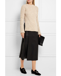 Женский бежевый шерстяной свитер от Joseph