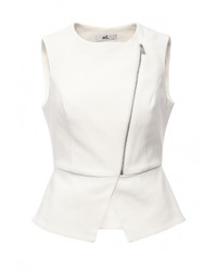 Женская белая безрукавка от adL