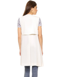 Женская белая безрукавка от Club Monaco