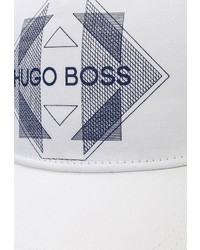 Мужская белая бейсболка от Boss Green