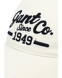Мужская белая бейсболка от Gant