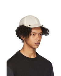 Мужская белая бейсболка от Issey Miyake Men