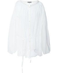 Белая блуза-крестьянка от Ann Demeulemeester