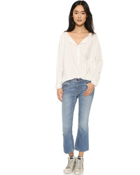 Белая блуза-крестьянка от 6397