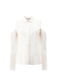 Белая блуза на пуговицах от Alexis
