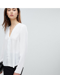 Белая блуза на пуговицах от Asos Tall