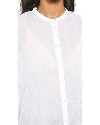 Белая блуза на пуговицах от Bec & Bridge