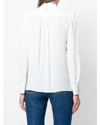Белая блуза на пуговицах от Dondup