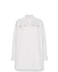 Белая блуза на пуговицах от Calvin Klein 205W39nyc