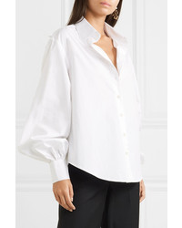 Белая блуза на пуговицах от Anna Quan