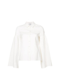 Белая блуза на пуговицах от Co