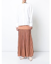 Белая блуза на пуговицах от Dion Lee