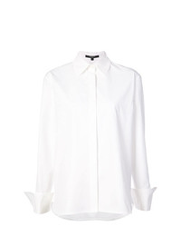 Белая блуза на пуговицах от Derek Lam