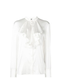 Белая блуза на пуговицах от Eleventy