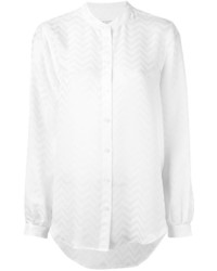 Белая блуза на пуговицах от Equipment