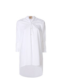 Белая блуза на пуговицах от Erika Cavallini