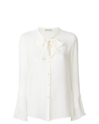 Белая блуза на пуговицах от Etro