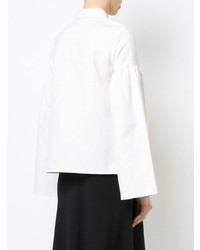 Белая блуза на пуговицах от Co