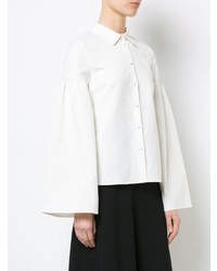 Белая блуза на пуговицах от Co