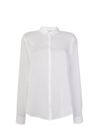 Белая блуза на пуговицах от Forte Forte