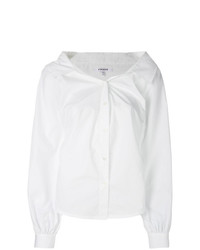 Белая блуза на пуговицах от Frame Denim