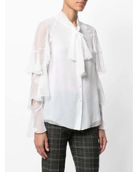 Белая блуза на пуговицах от Chloé