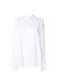Белая блуза на пуговицах от Haider Ackermann