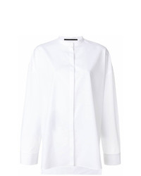 Белая блуза на пуговицах от Haider Ackermann