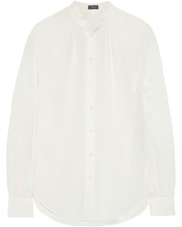 Белая блуза на пуговицах от Joseph
