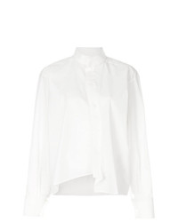 Белая блуза на пуговицах от Lemaire