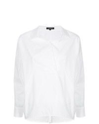 Белая блуза на пуговицах от Loveless