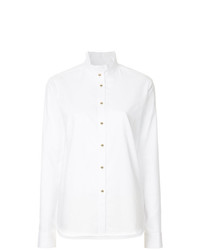 Белая блуза на пуговицах от Macgraw