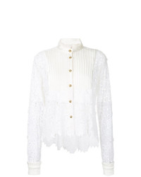 Белая блуза на пуговицах от Macgraw