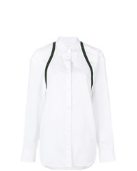 Белая блуза на пуговицах от Maison Margiela