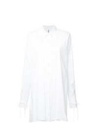 Белая блуза на пуговицах от Masnada
