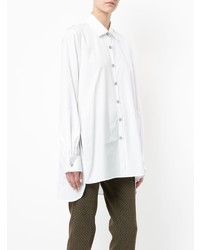 Белая блуза на пуговицах от Ermanno Scervino