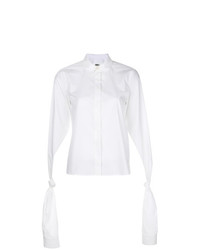 Белая блуза на пуговицах от MM6 MAISON MARGIELA