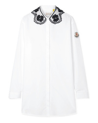 Белая блуза на пуговицах от Moncler Genius