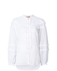 Белая блуза на пуговицах от N°21