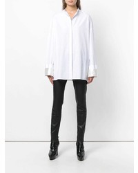 Белая блуза на пуговицах от Haider Ackermann