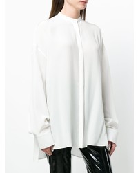 Белая блуза на пуговицах от Haider Ackermann