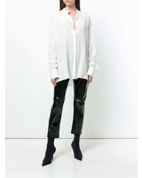Белая блуза на пуговицах от Haider Ackermann
