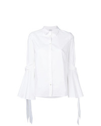 Белая блуза на пуговицах от P.A.R.O.S.H.