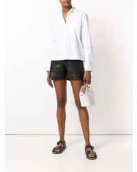 Белая блуза на пуговицах от Theory